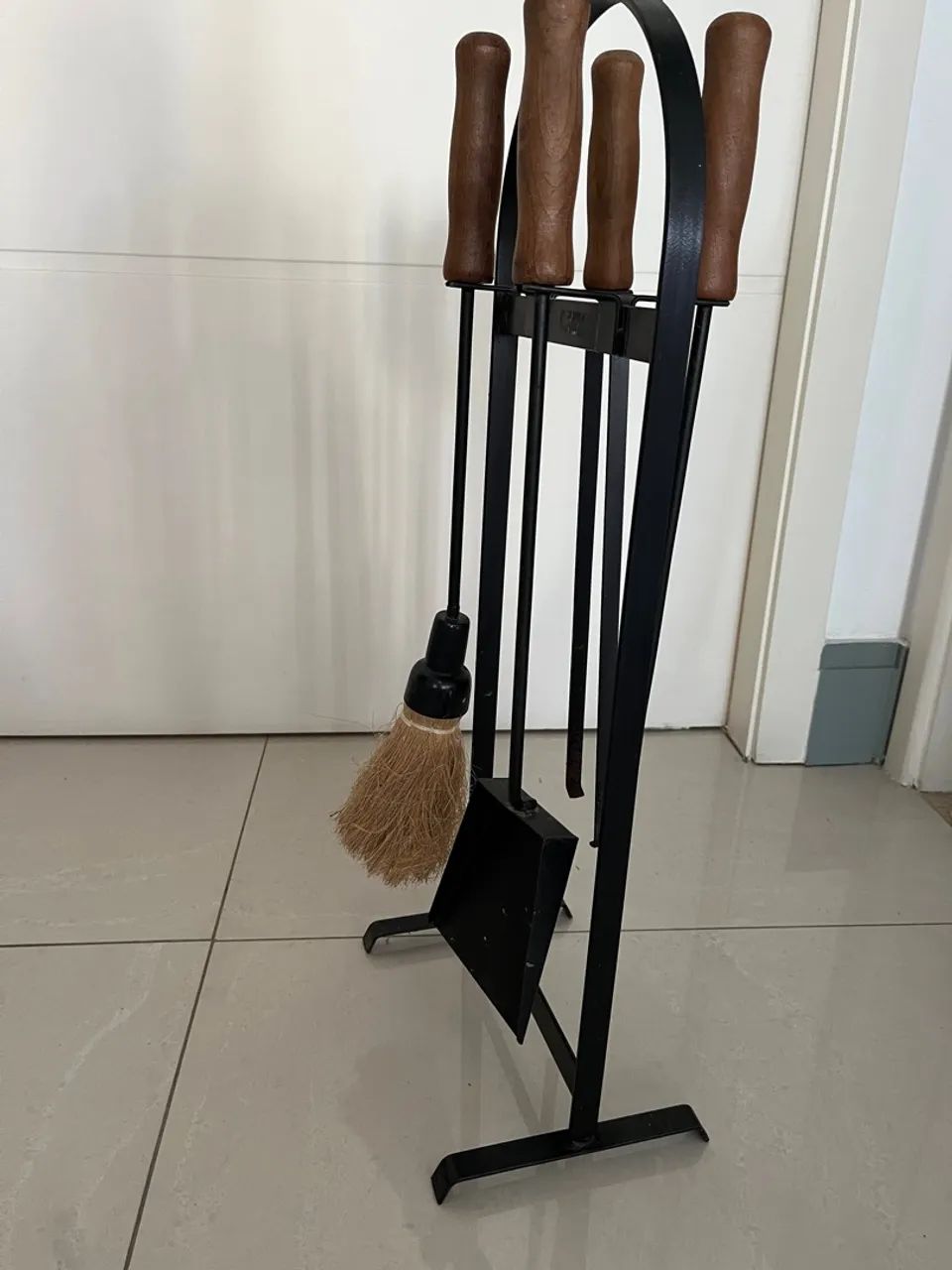 Kit lareira ferro fundido novo - Foto 3