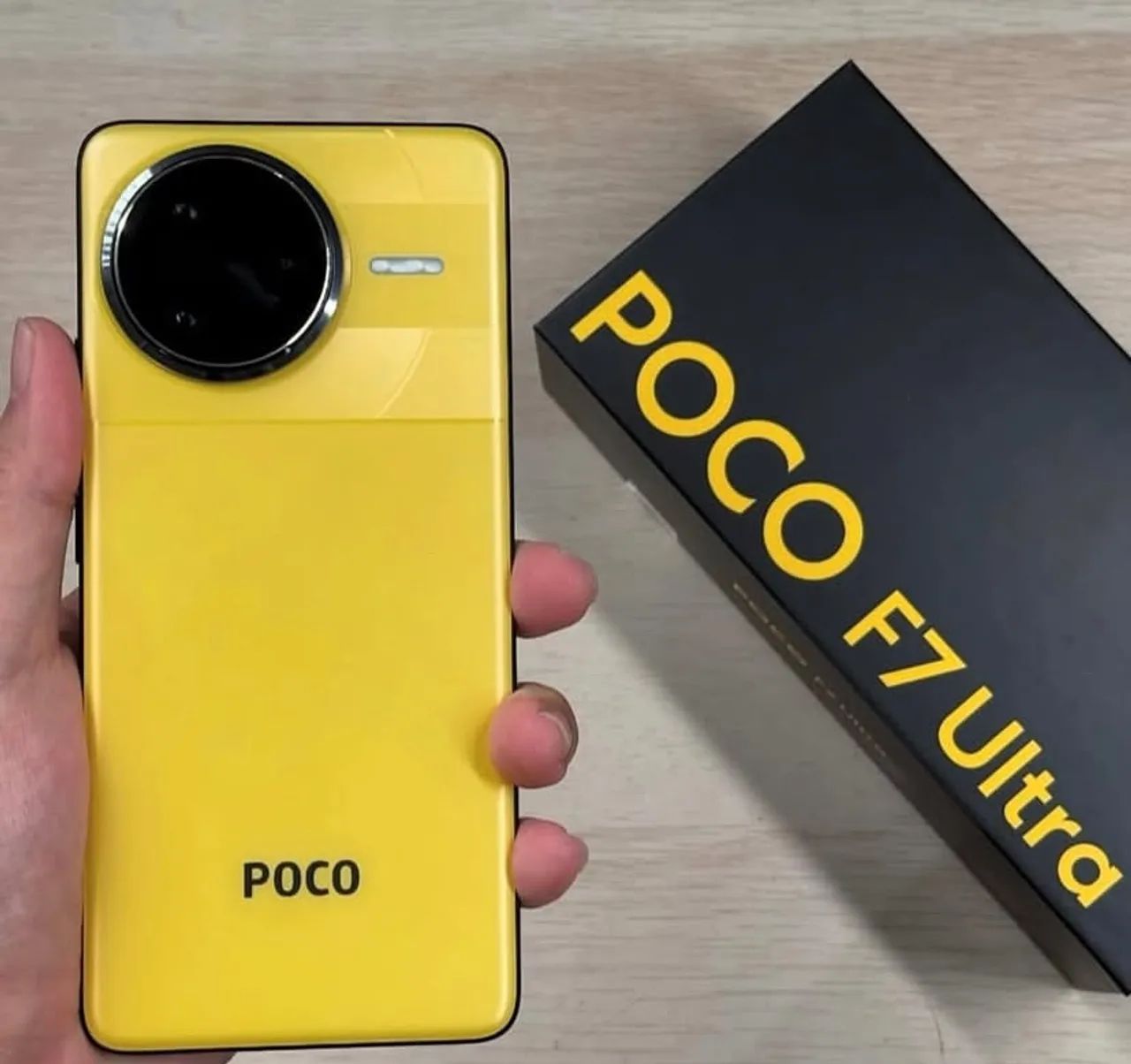 POCO F7 Ultra Amarelo Vibrante 512GB/12GB RAM Novo Lacrado Global
