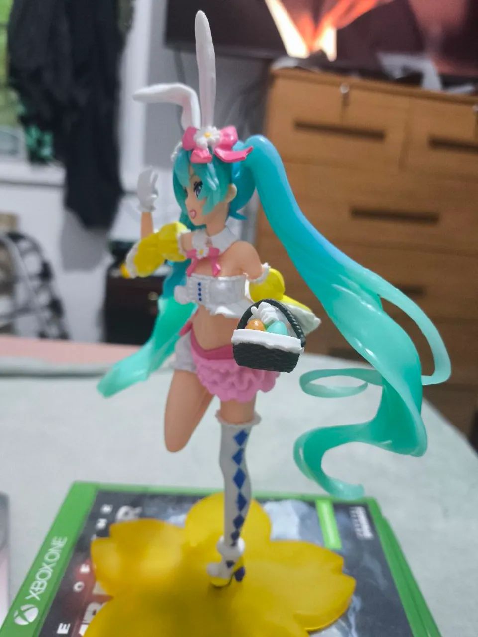 Figure colecionável Hatsune Miku - versão coelhinha de Páscoa - Foto 4