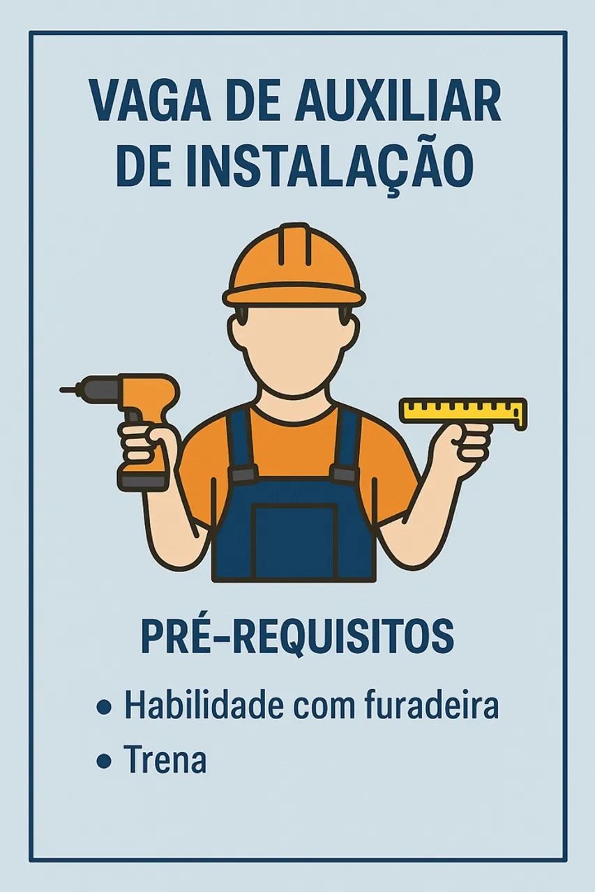 Auxiliar de instalação 