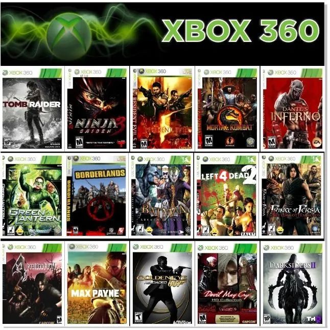 Pacote de 70 Jogos Xbox 360 Jogos de Vídeo Game Vila Esperança