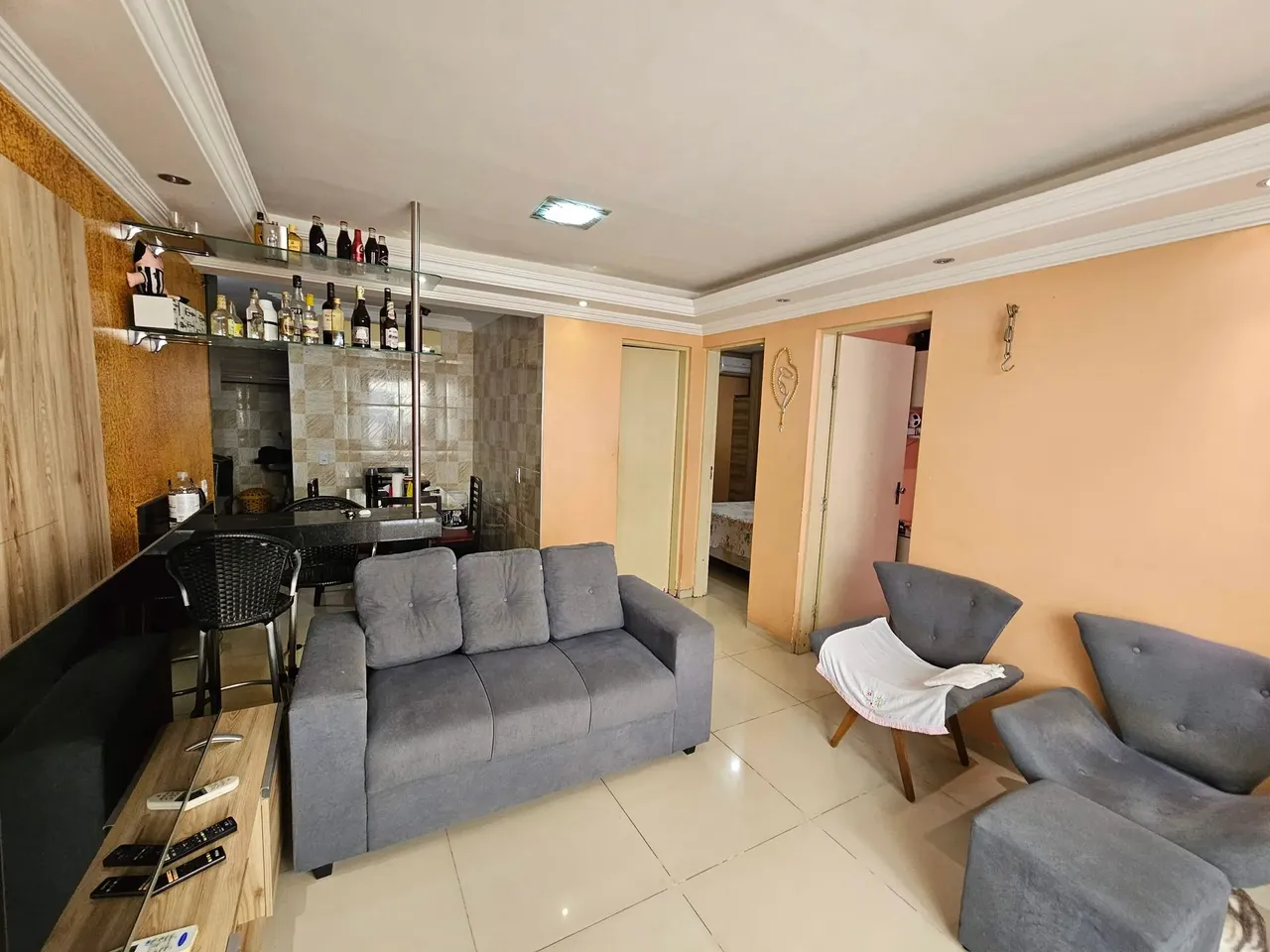 Apartamento no 1º andar, 2 quartos à venda em Fortaleza, Varanda, Financia pela Caixa