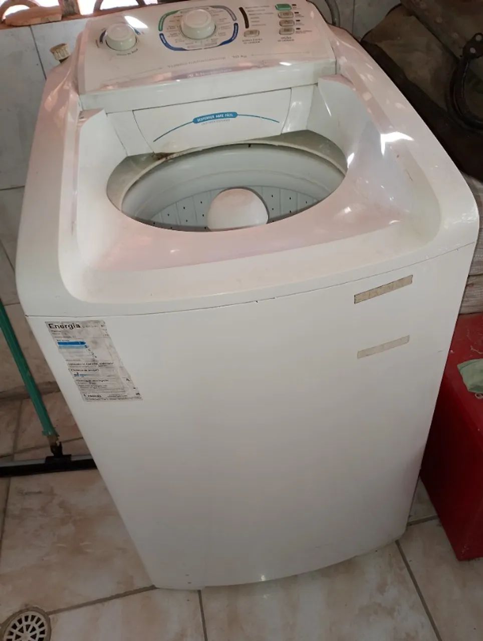 Máquina de lavar usada