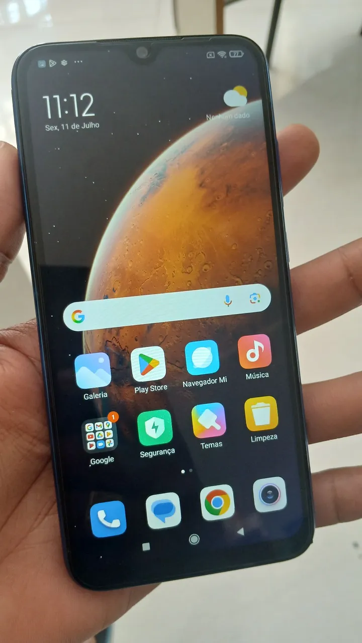 Redmi note 8 semi novo sem trincos batetia boa