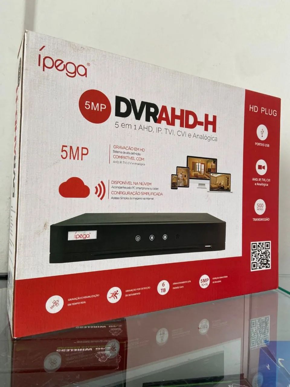 DVRAHS-H IPEGA 5em 1 AHD ,IP,TVI,CVI E ANALÓGICA - Foto 3