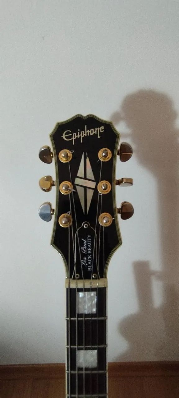 Guitarra Epiphone Les Paul Black Beauty (com case) - Instrumentos
