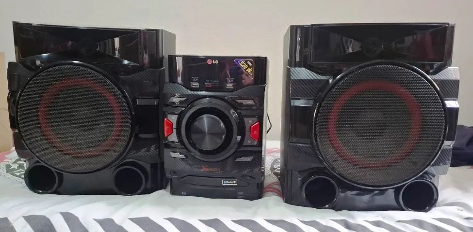 Mini System LG CM4640 Preto com Dual USB MP3 CD e Rádio - Foto 3