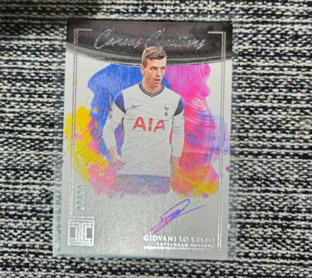 Impeccable Lo celso autógrafo on card