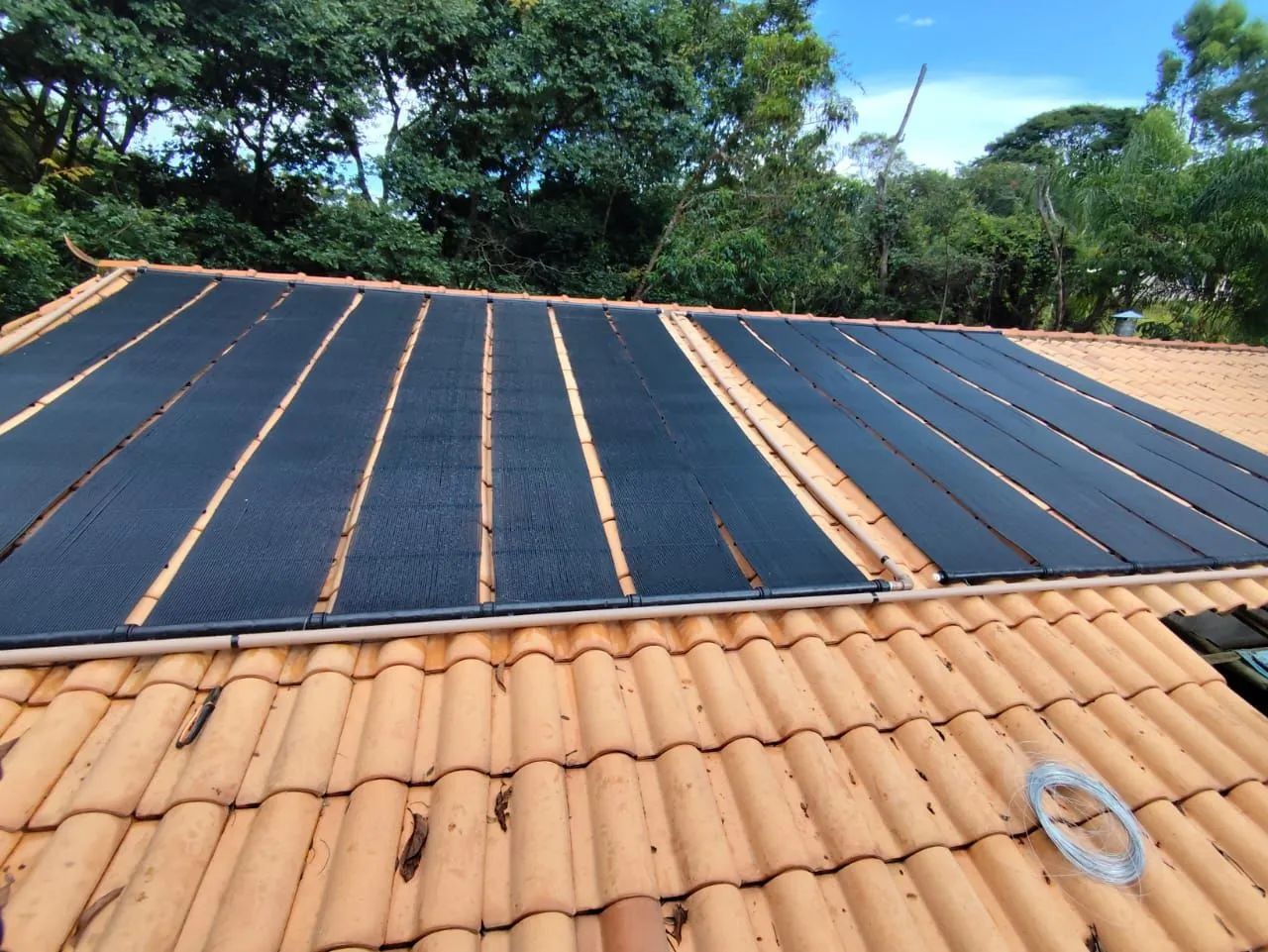 Aquecimento solar pra piscinas