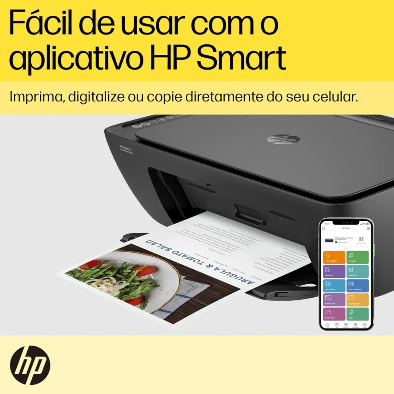 Impressora HP 2874 Multifuncional Deskjet - Foto 5