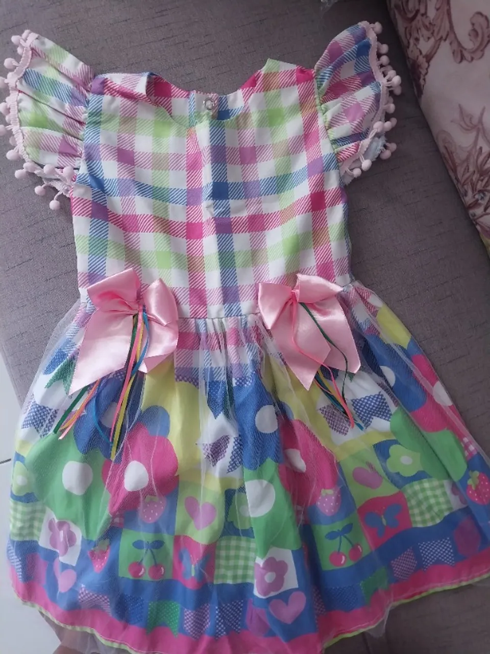 Vestido junino infantil