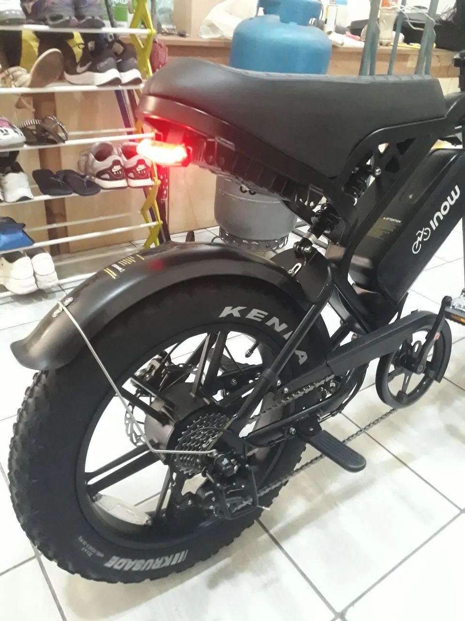 Bicicleta Elétrica INOW V20 Break 2025 muito nova sem nenhum arranhão  - Foto 4