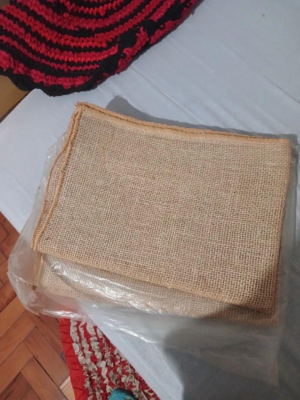 Portas panela ou pratos de  saco de linha - Foto 3