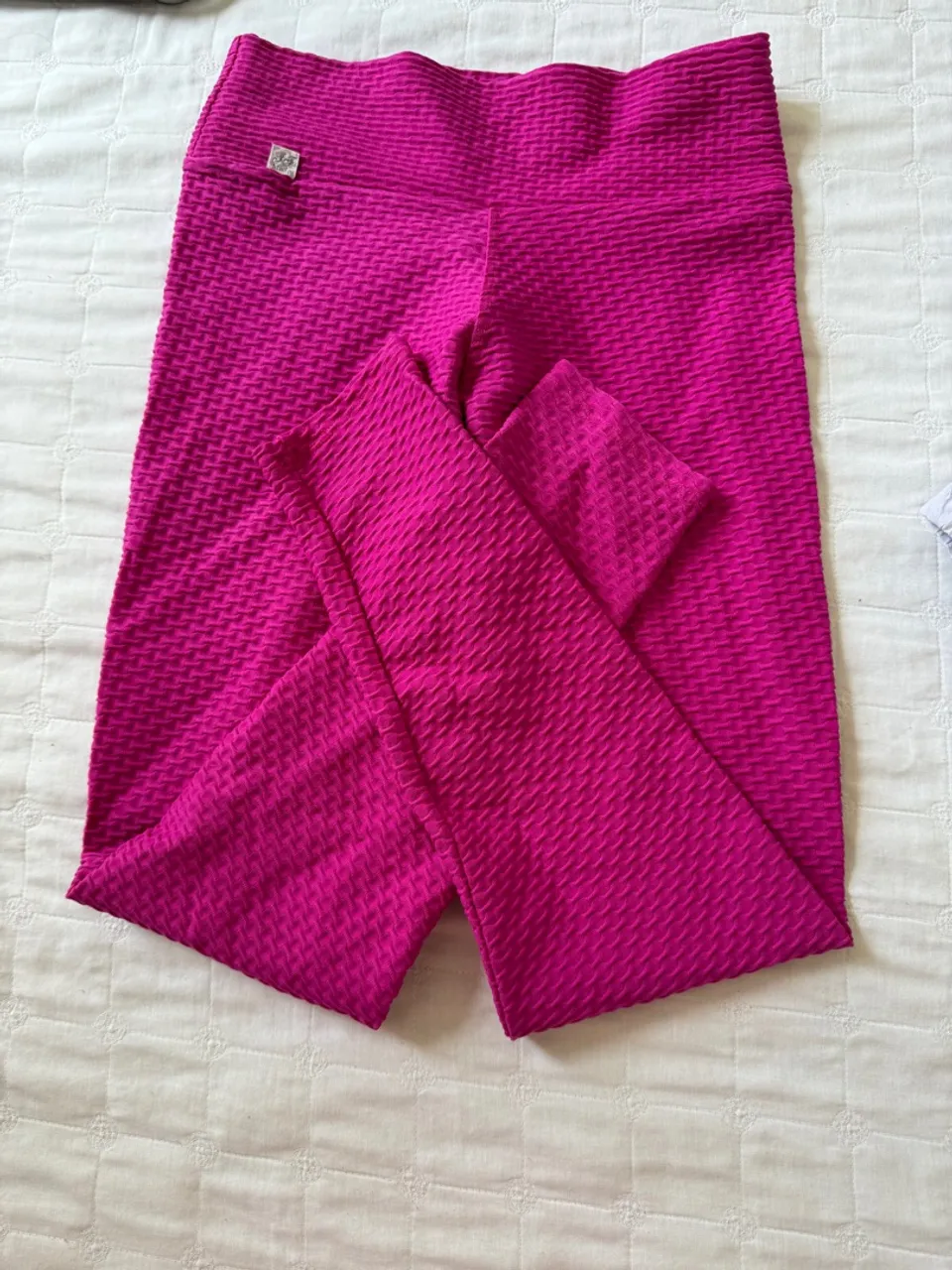 Calça Legging Texturizada Pink