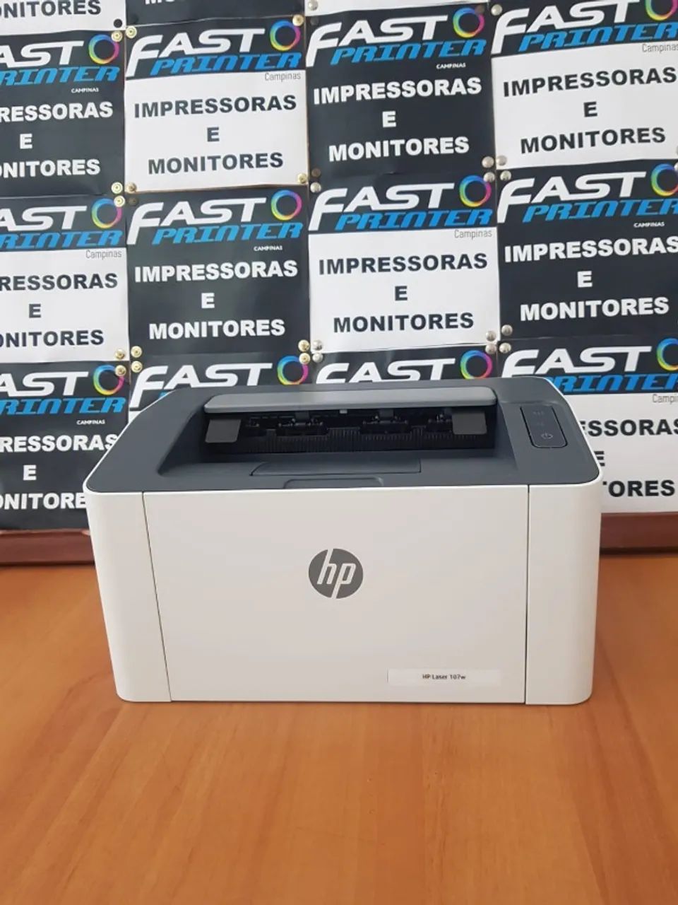 Impressora HP Laser 107W monocromática wifi e usb   - Foto 2