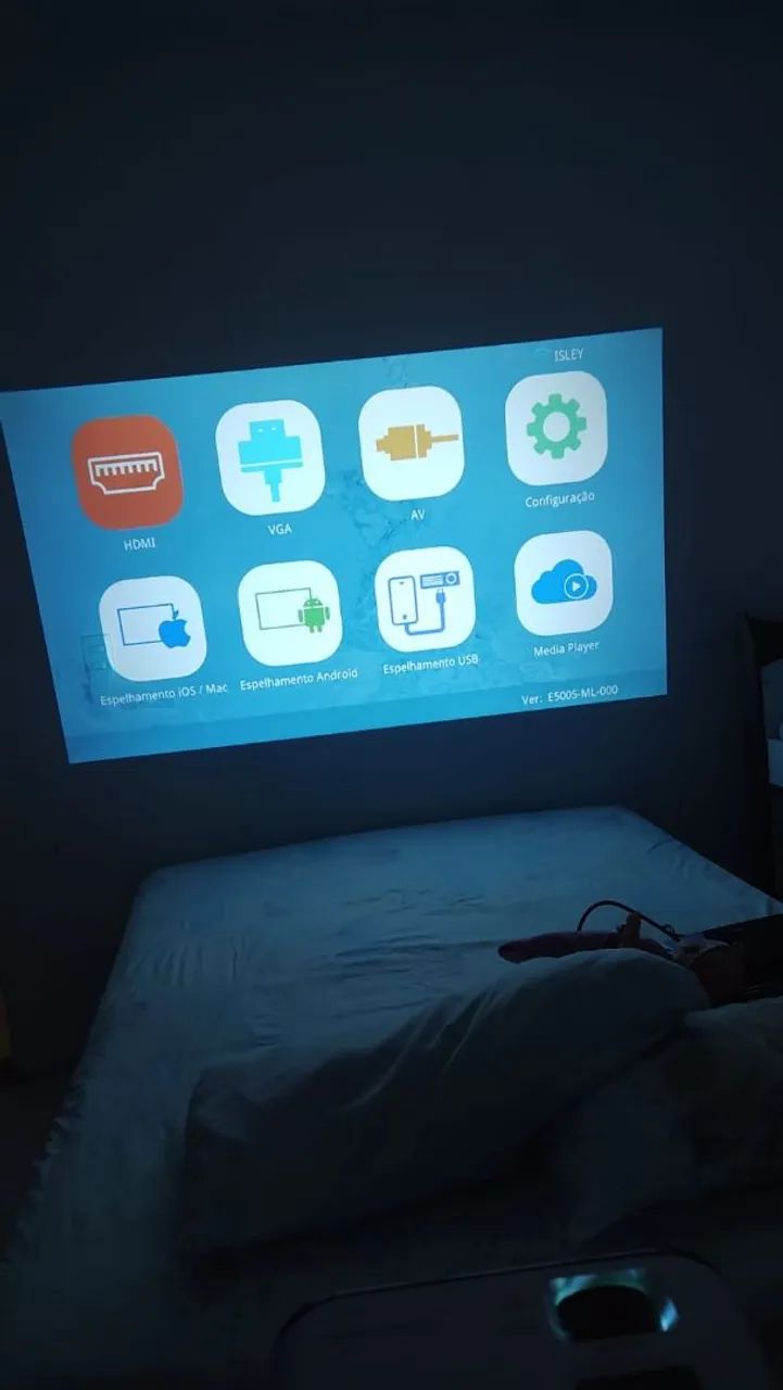 Projetor Multilaser - 2200 Lumens - Novo usado 2 vezes  - Foto 5