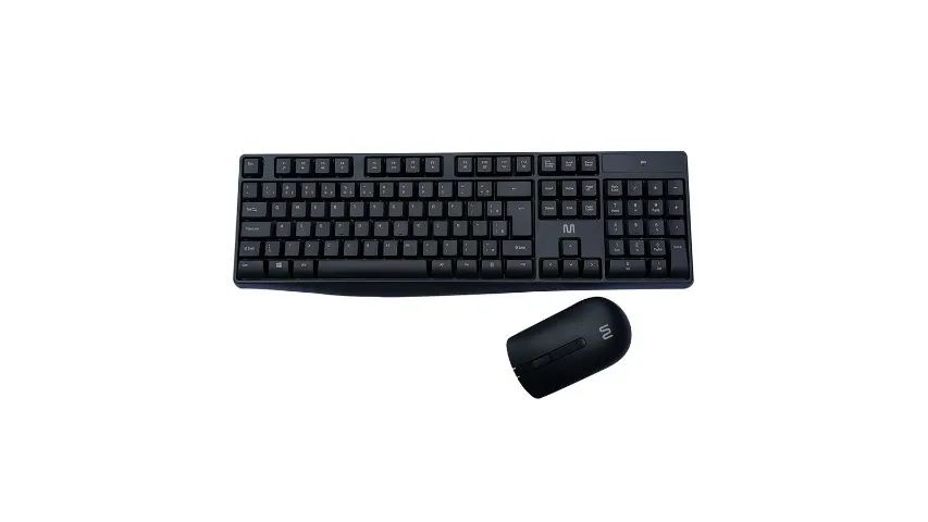 Combo Teclado E Mouse Sem Fio Multimidia Usb + Pilhas - Foto 2