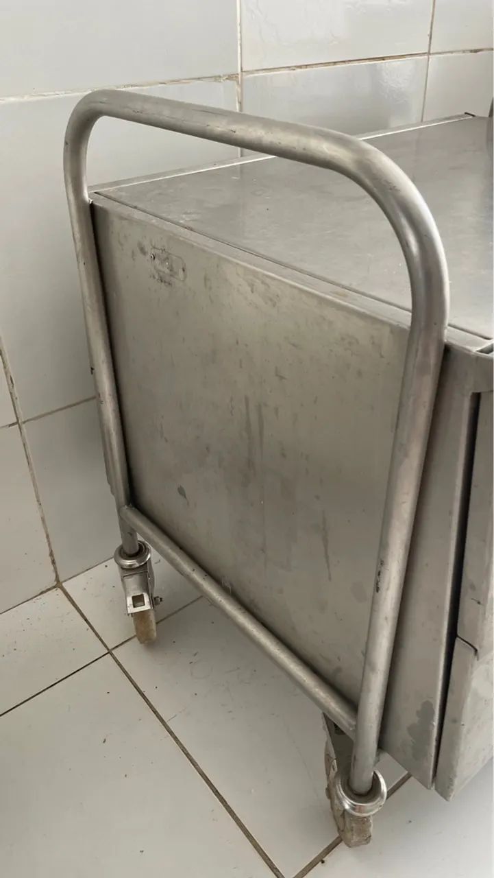 Carrinho de aço inox  - Foto 2