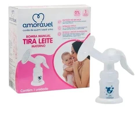 Bomba de tirar leite Amorável manual