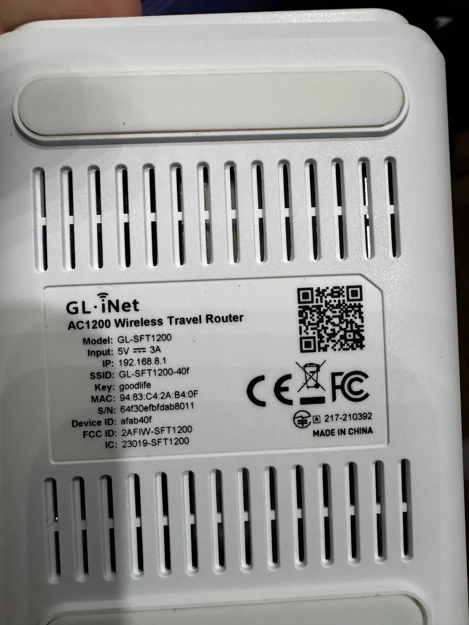 GL .INet Travel Router USB Type-C WiFi 6 - With Original Case!64169995428353123