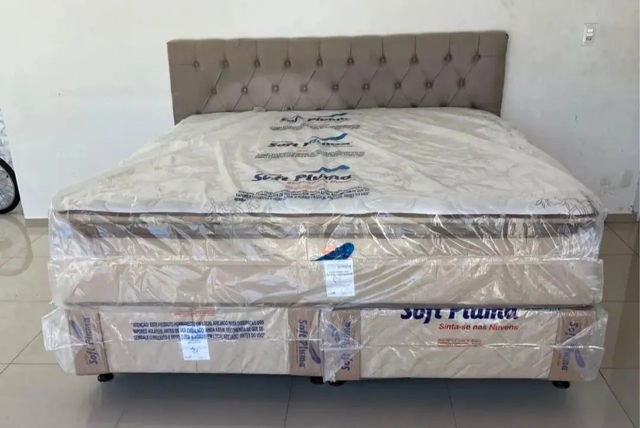 Cama Box Super King com Pillow Top - Entrega Imediata - Foto 3