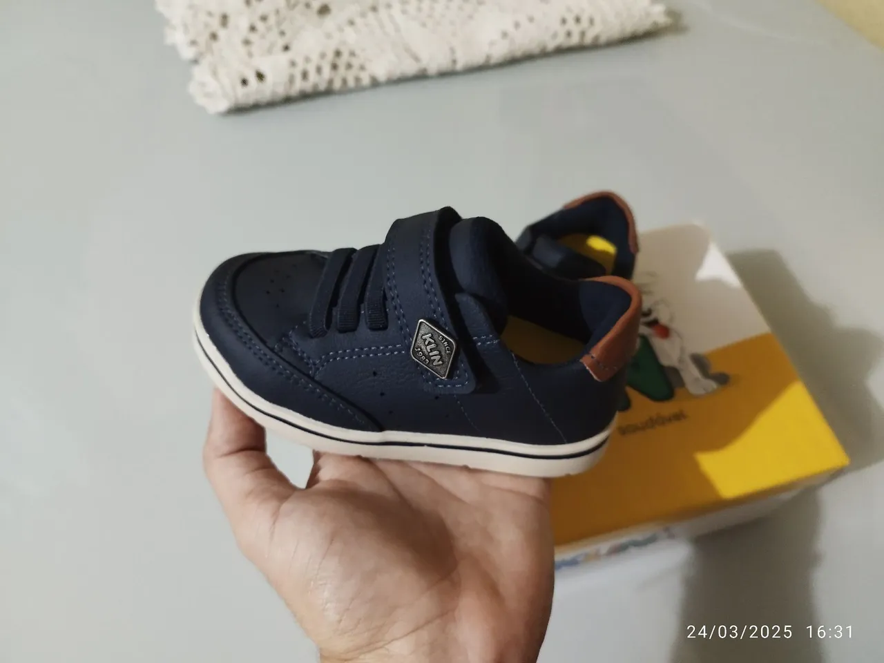 Tênis Klin Bebê Azul Marinho