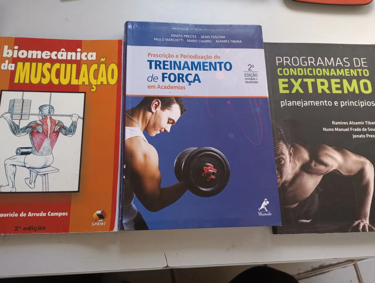 Livros sobre musculação e treinamento físico