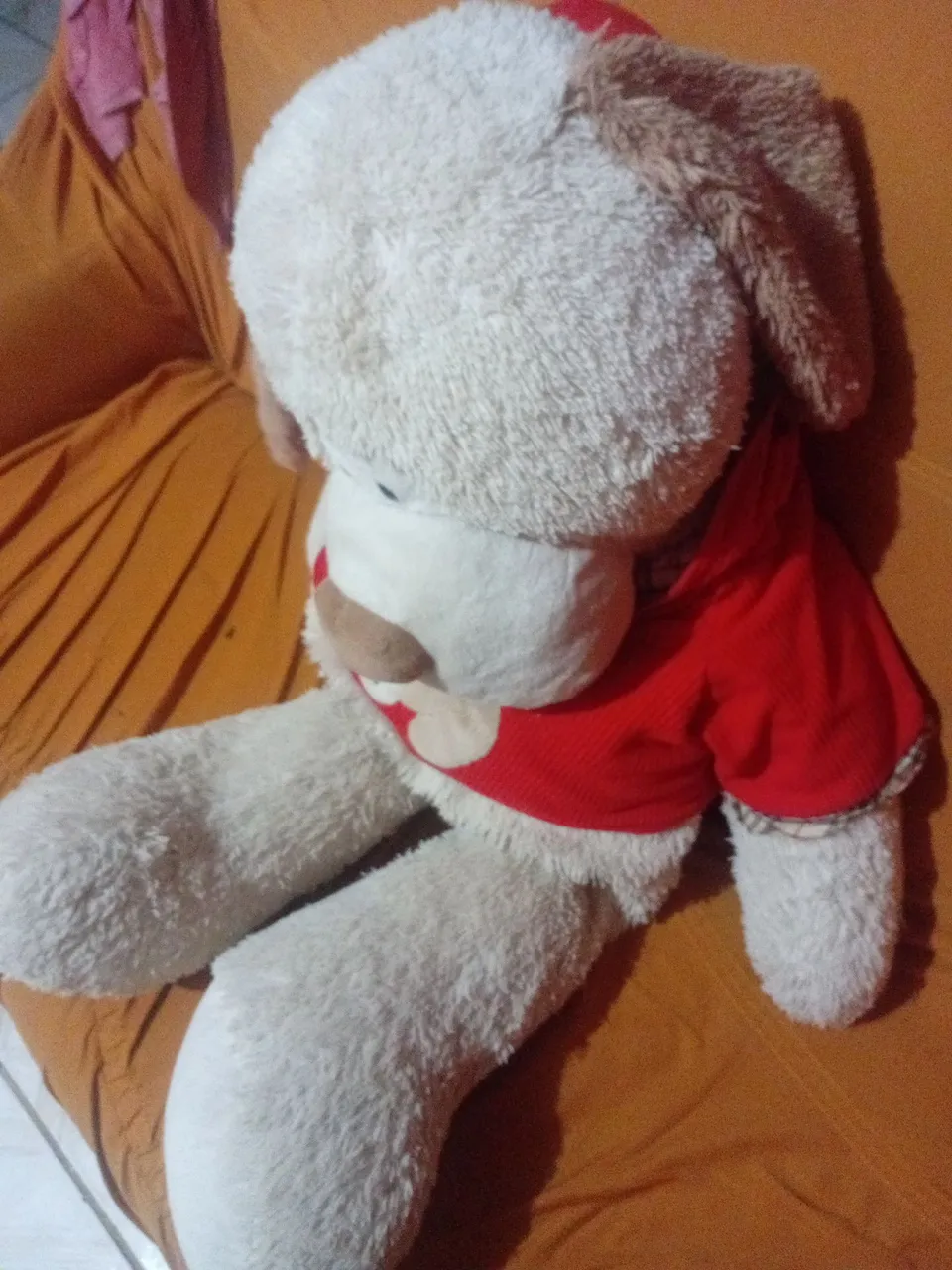 Urso de pelúcia com roupa