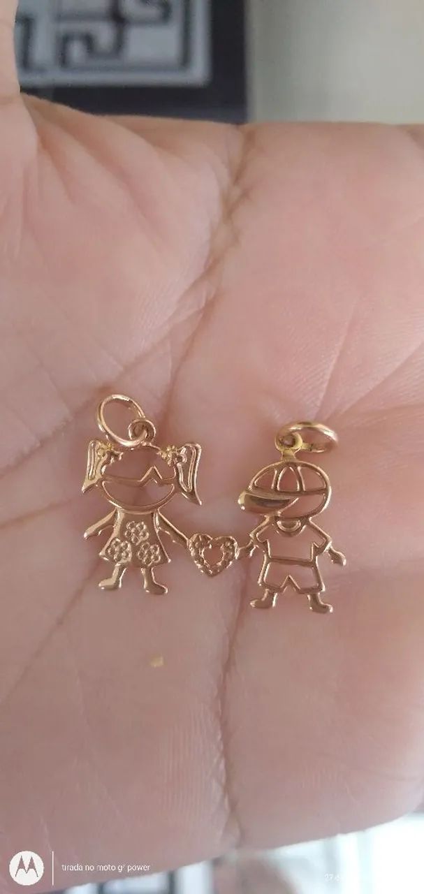 Pingente casal 