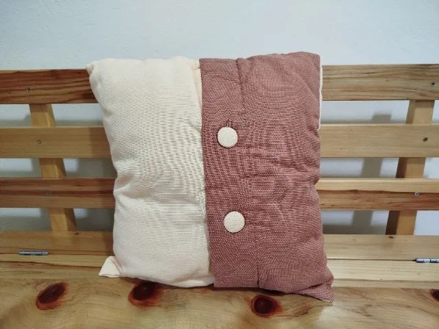 Conjunto colcha dupla face, capa travesseiro e almofada para cama de solteiro. - Foto 2