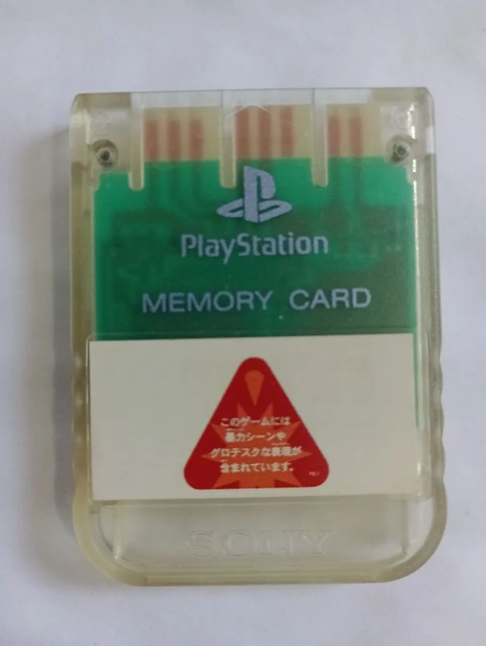 Memory Card Crystal Ps1 Original 