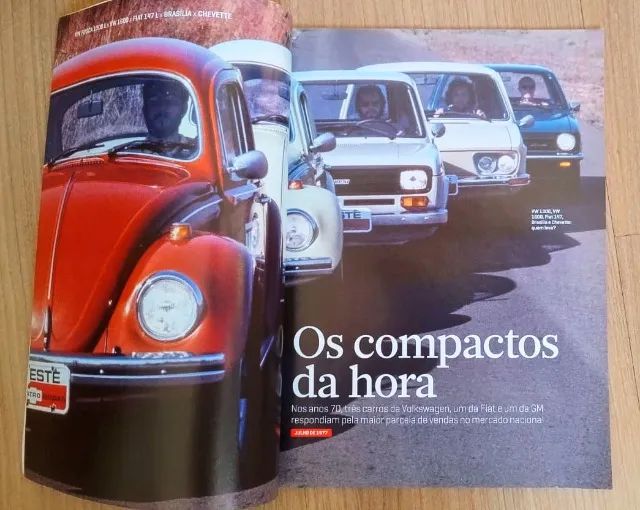 Rara Coleção Quatro Rodas Grandes Comparativos, Opala SS x Maverick GT - Foto 3