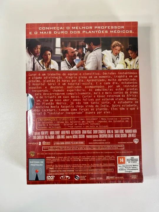 ER Plantão Médico - 10ª Temporada Completa - 6 Discos DVD - Foto 2