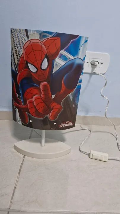 Abajour luminária homem aranha - Foto 4