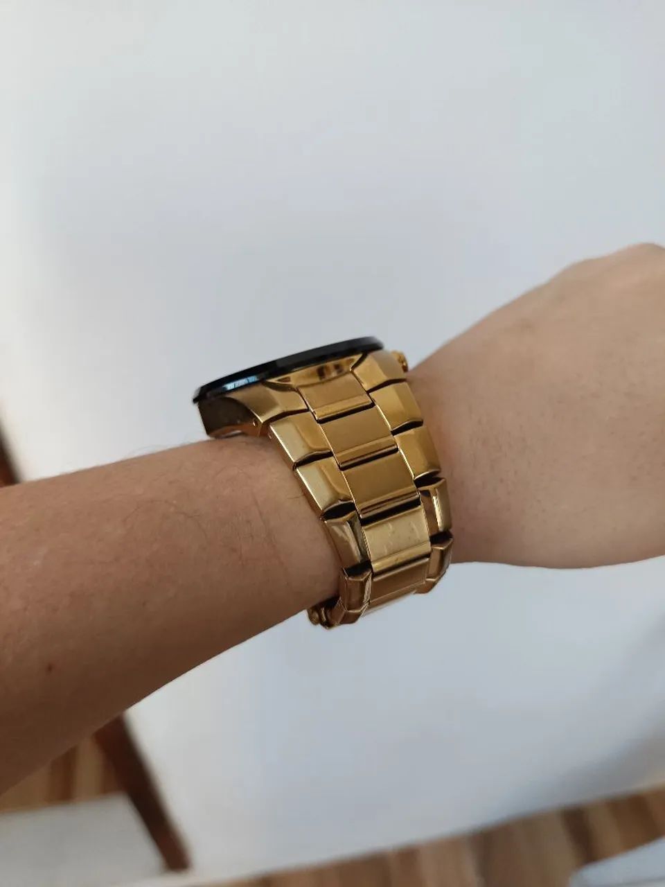 Relógio Oriente Série ouro na caixa  - Foto 4