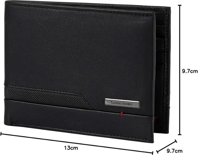 CARTEIRA SAMSONITE PRO DLX 4S SGL BILLFOLD 8CC PRETA - Foto 4