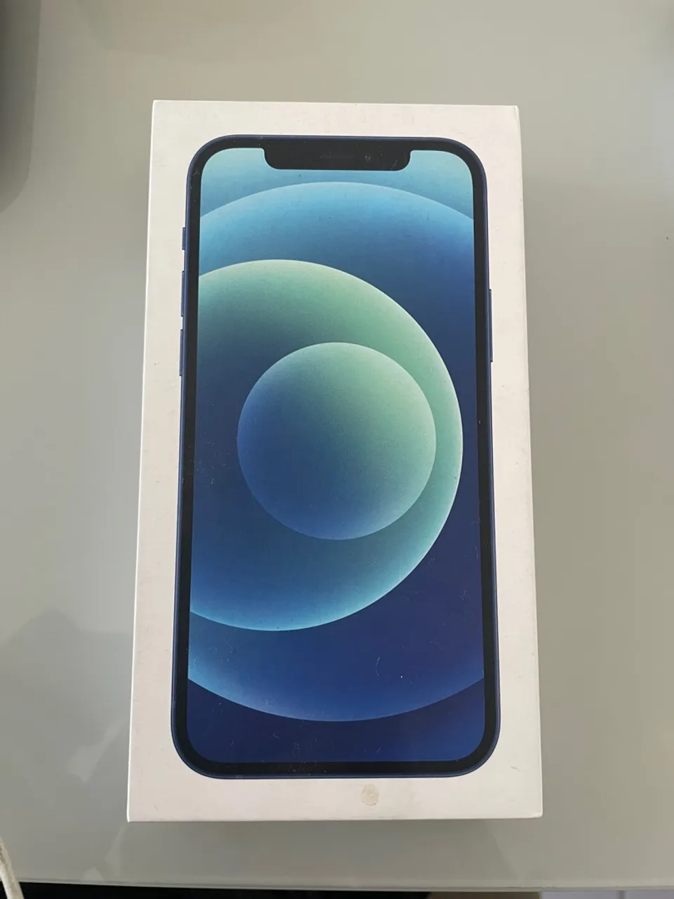 Caixa do IPHONE 12 Azul