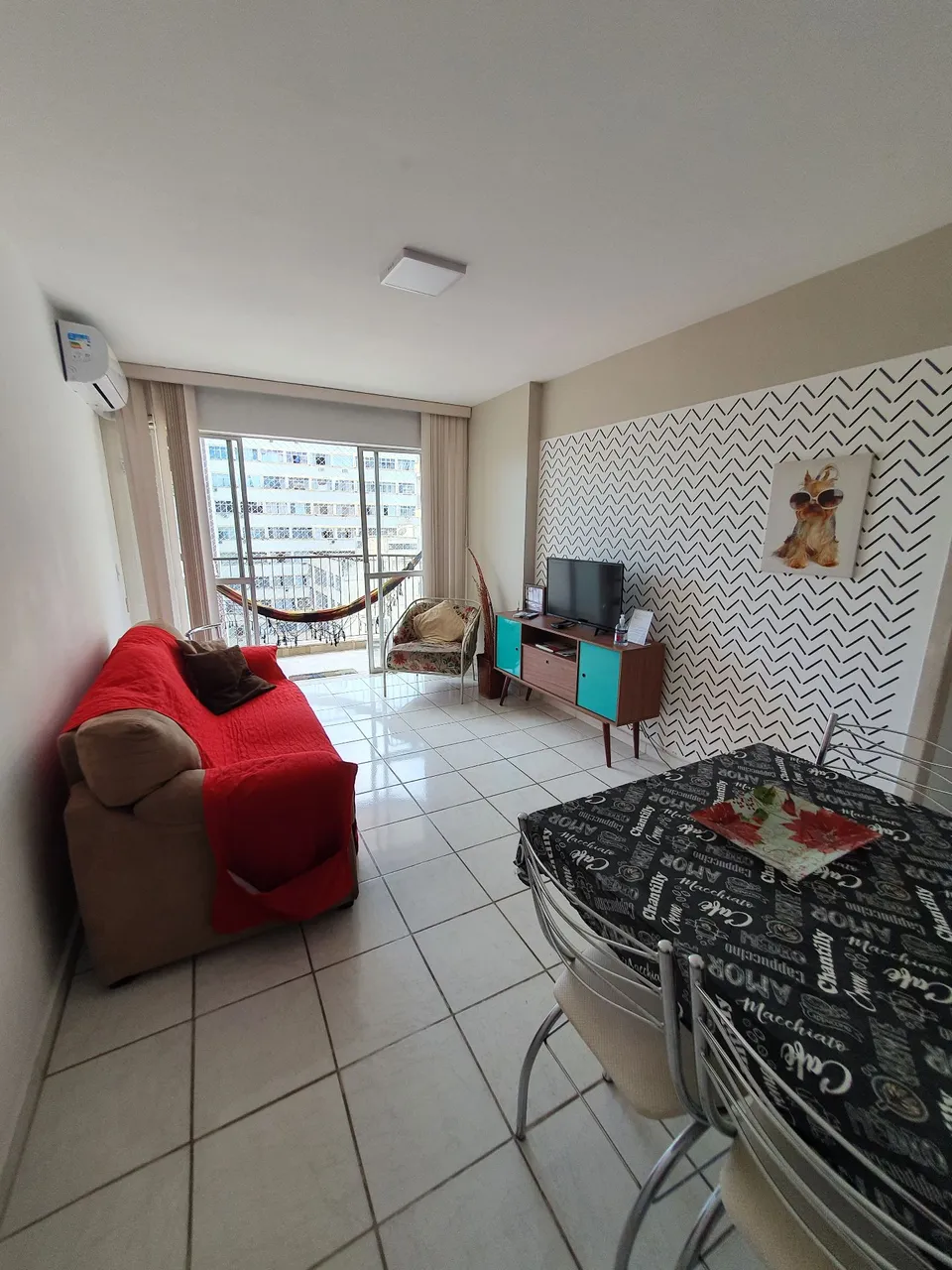 Lindo apartamento temporada completo pra sua comodidade mais foto por telefone!