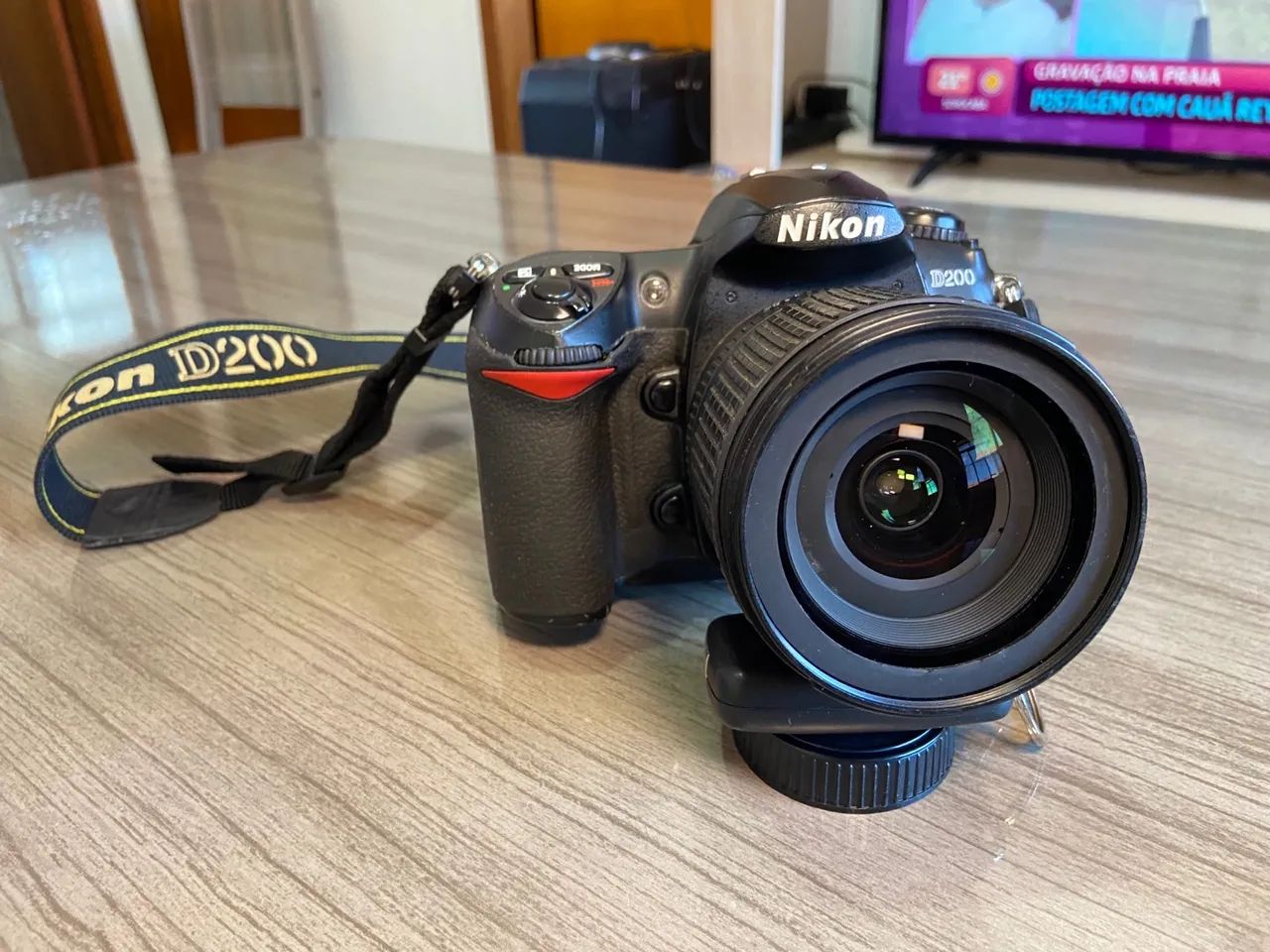 Câmera Nikon D200 Com 3 Lentes + Flash + Acessórios