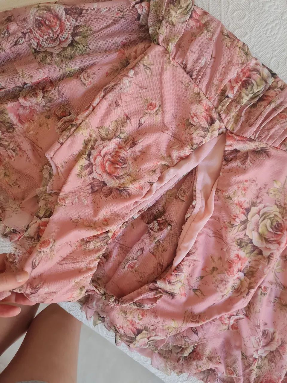 Vestido rosa de tule - Foto 2
