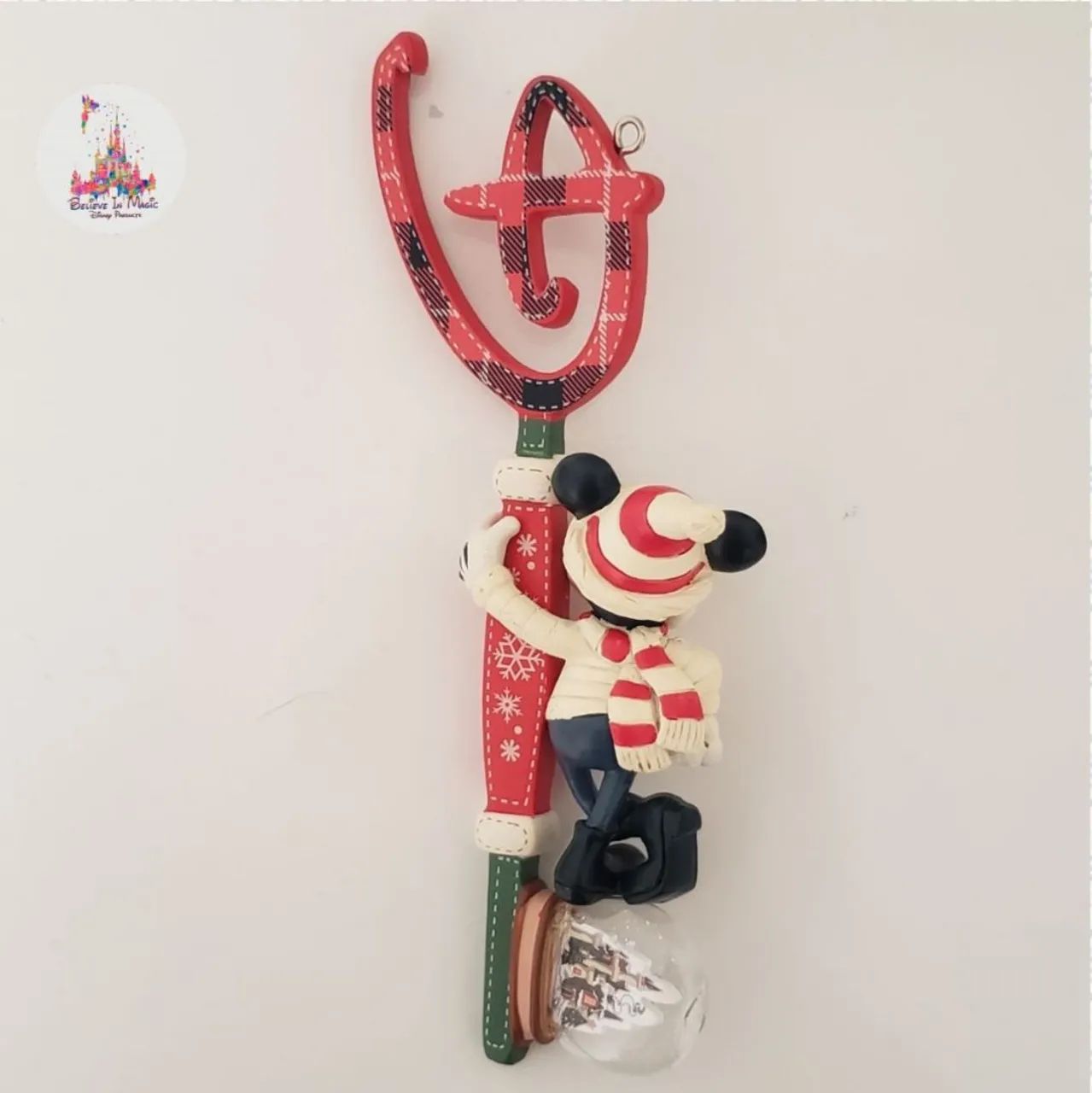 Chave de Natal Mickey 2021 ornamento - Foto 3