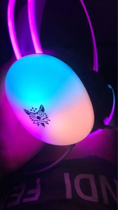 Headset Gamer RGB com Microfone - Novo! - Foto 3