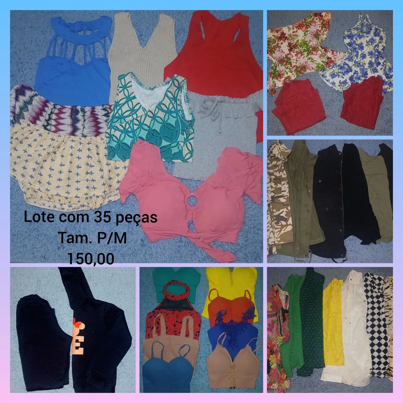 Lote de blusas