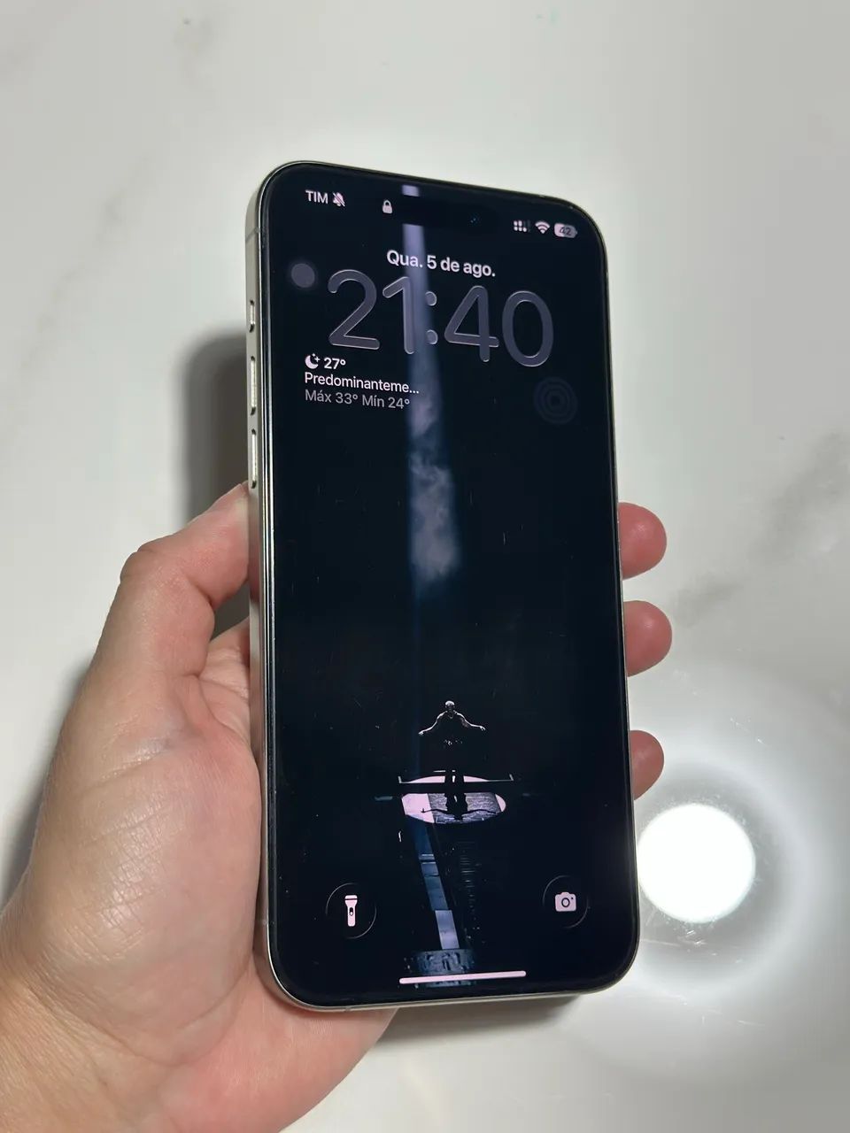 Iphone 15 ProMax 256gb prata - Foto 4