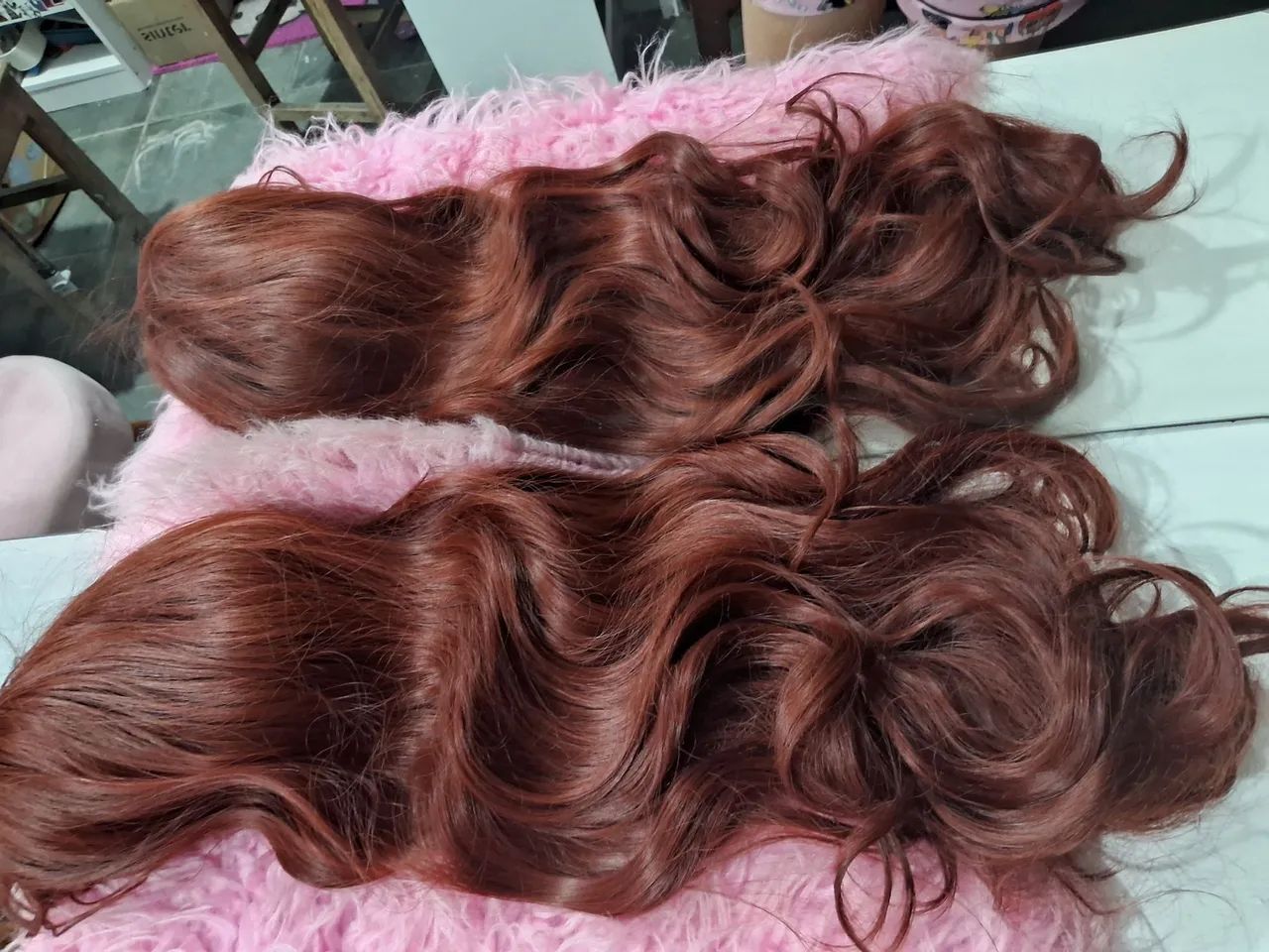 Peruca ruiva Cherry ? cosplay nova