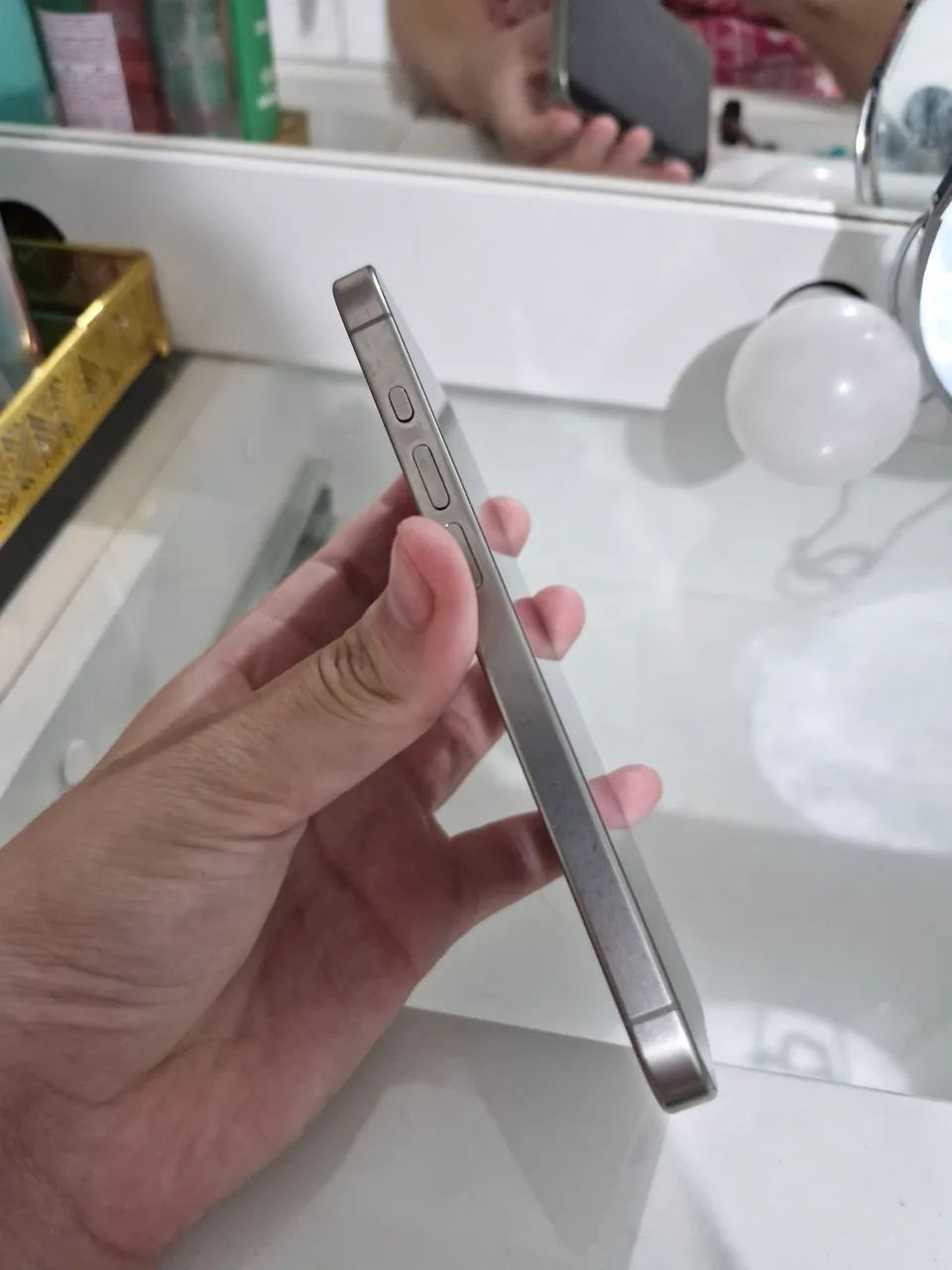 Iphone 15 Pro Titânio natural - 256gb - Foto 5