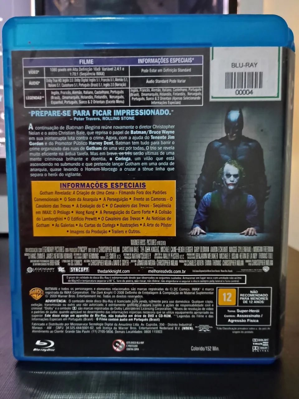 Blu-ray Batman O cavaleiro das trevas - Foto 3