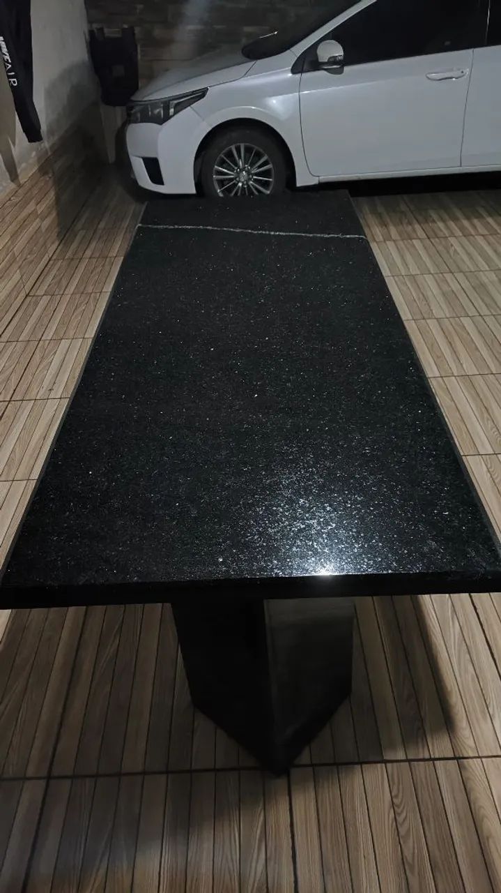 Mesa de granito "Preto São Gabriel" 200x80 - Mesas - Residencial ...