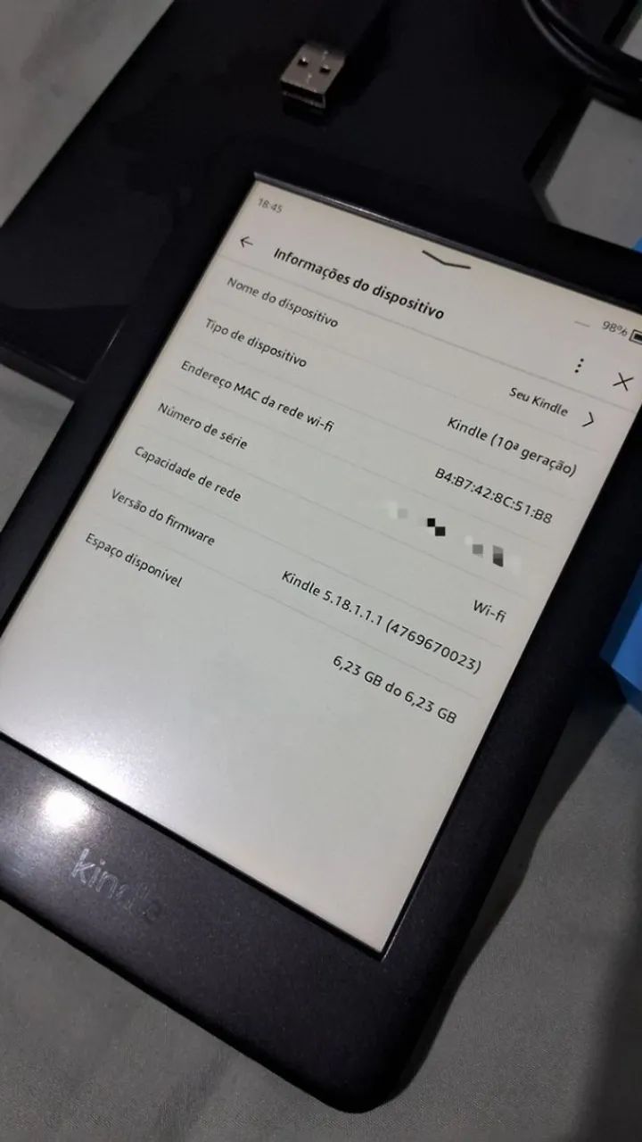 kindle 10ª geração 6gb preto - Foto 3
