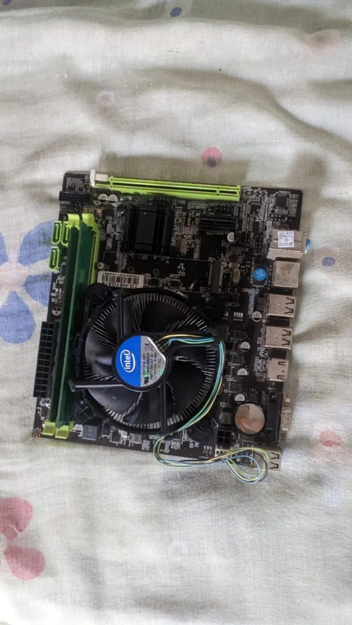 Kit Placa mãe H61 processador+memora - Foto 2